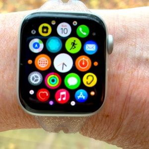 Apple Series 5 Silver Aluminum watch